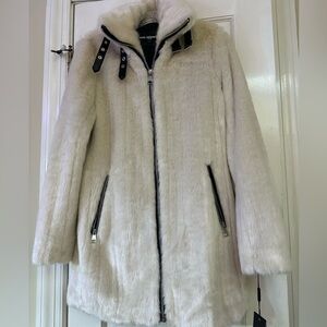 Karl Lagerfield Paris Faux Fur Coat,XS,NWT